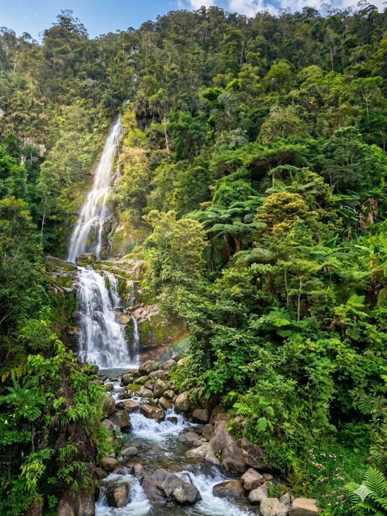 Wisata Air Terjun di Yalimo - Mencari Pesona Air Terjun Imbek